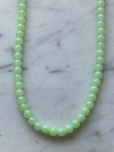 Pale Neon Beaded Necklace - Jessica Matrasko Jewelry