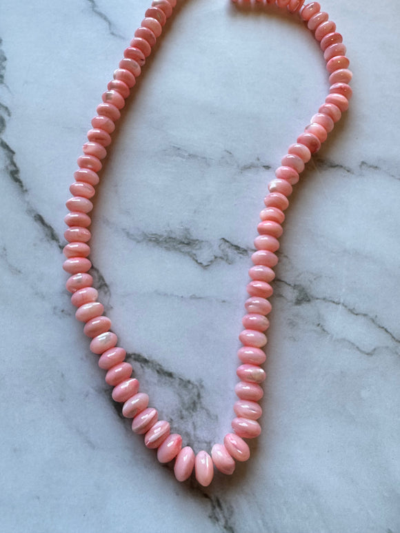SAMPLE SALE Pink Mother of Pearl Necklace