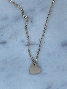 Modern Heart Necklace - Jessica Matrasko Jewelry