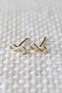 Infinity Studs - Jessica Matrasko Jewelry