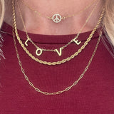 Love Chain Necklace - Jessica Matrasko Jewelry