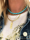 Turquoise Beaded Necklace - Jessica Matrasko Jewelry