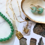 Aventurine Beaded Necklace - Jessica Matrasko Jewelry